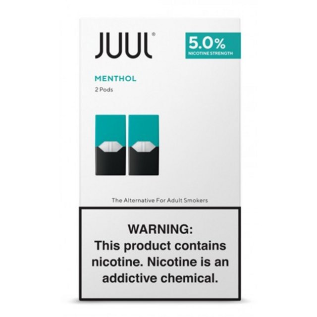 JUUL PODS CLASSIC MENTHOL 5% 2 PACK BOX OF 8