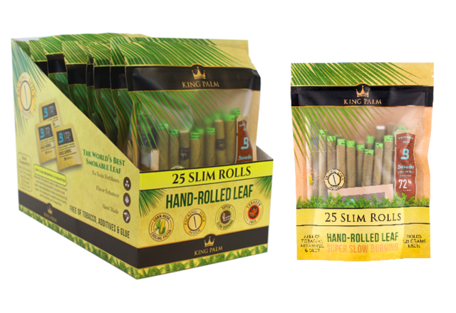 KING PALM 25CT KING SIZE BULK BOX OF 8