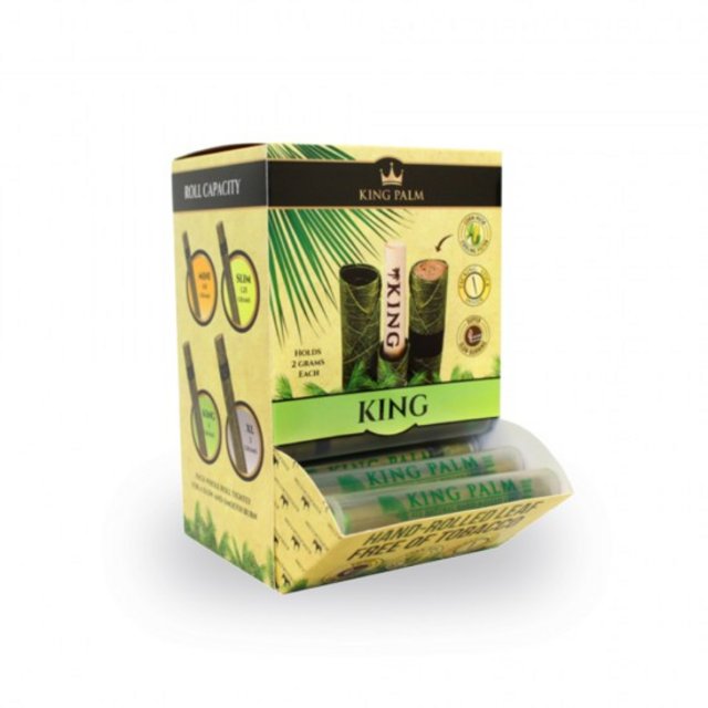 KING PALM KING SIZE SINGLE WITH STORAGE TUBES 50CT