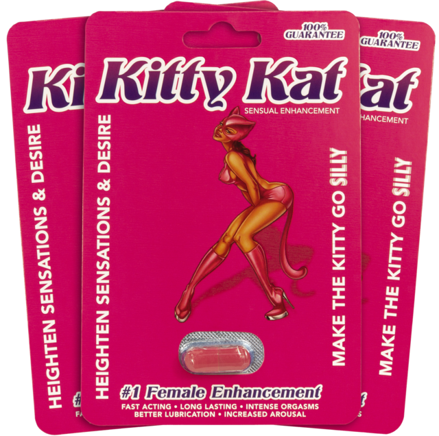 KITTY KAT FEMALE ENHANCEMENT PILLS BOX OF 24