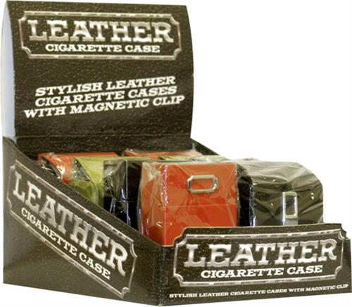 LEATHER CIGARETTE CASE TA-CC-240 BOX OF 8