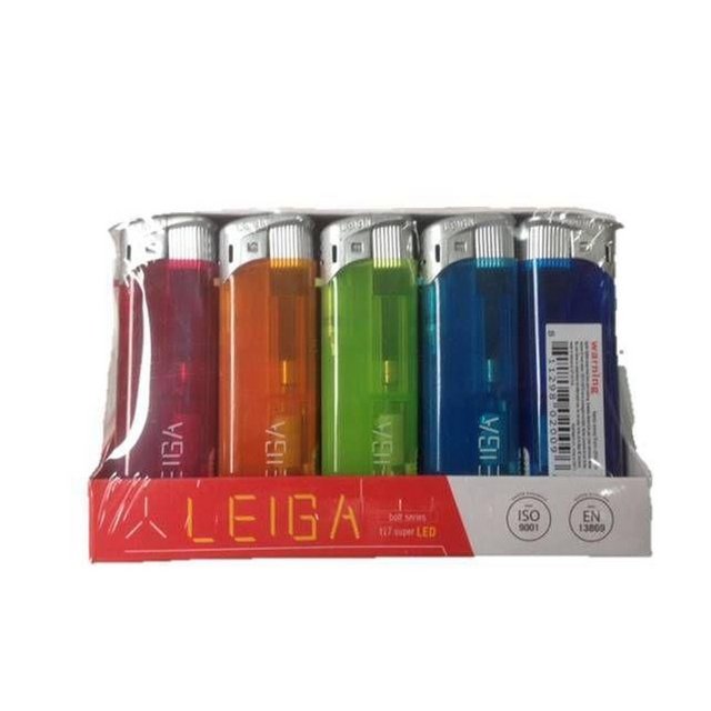 LEIGA BOLT STANDARD ELECTRONIC LIGHTER BOX OF 25