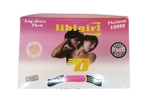 LIBIGIRL 3D PLATINUM 10000 BOX OF 24