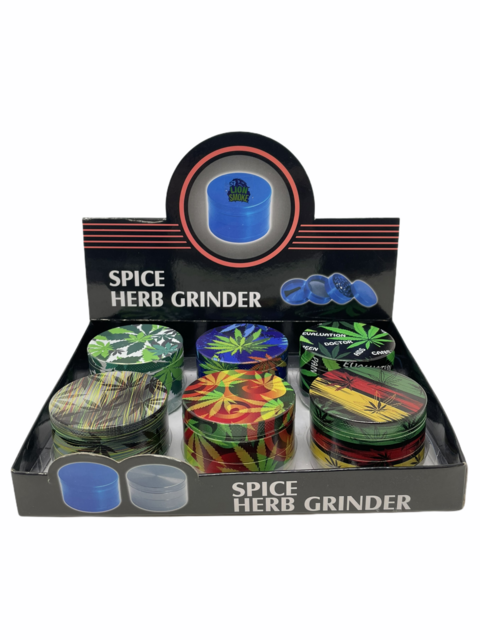 LION SMOKE SPICE HERB LEAF GRINDER ZNG523 BOX OF 6