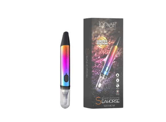 LOOKAH SEAHORSE 650MAH 2 IN 1 VAPORIZER RAINBOW