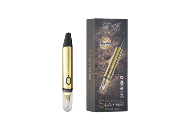 LOOKAH SEAHORSE 650MAH 2 IN 1 VAPORIZER ROYAL GOLD