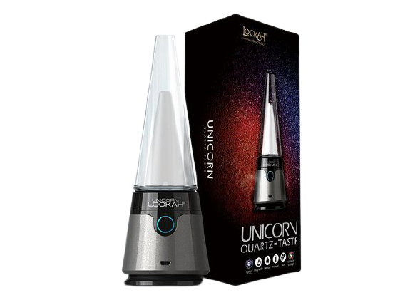 LOOKAH UNICORN PORTABLE ELECTRIC DAB RIG VAPORIZER GREY