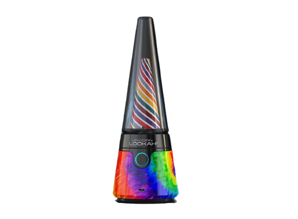 LOOKAH UNICORN PORTABLE ELECTRIC DAB RIG VAPORIZER TIE DYE