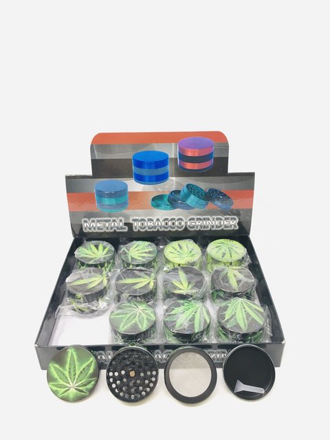 METAL TOBACCO GRINDER GRD4-AC50-LF7 BOX OF 12