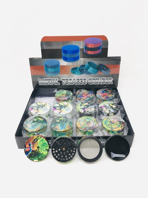 METAL TOBACCO GRINDER GRD4-AC50-RM2 BOX OF 12