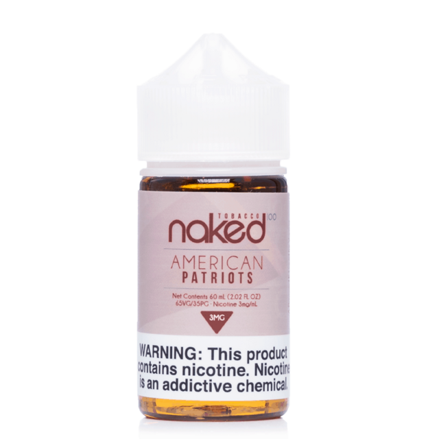 NAKED 0MG AMERICAN PATRIOTS 60ML