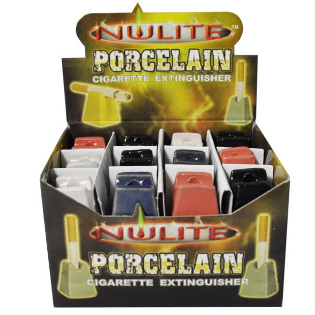 NULITE PORCELAN CIGARETTE EXTINGUISHER