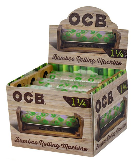 OCB 1 1/4 BAMBOO ROLLING MACHINE 6CT