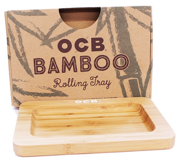 OCB BAMBOO ROLLING TRAY