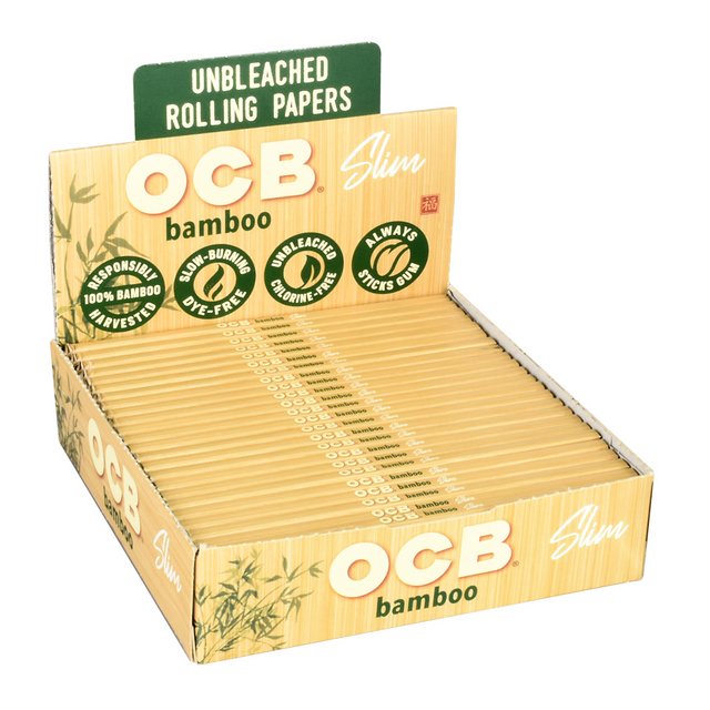 OCB BAMBOO VEGAN SLIM 24 BOOKLETS