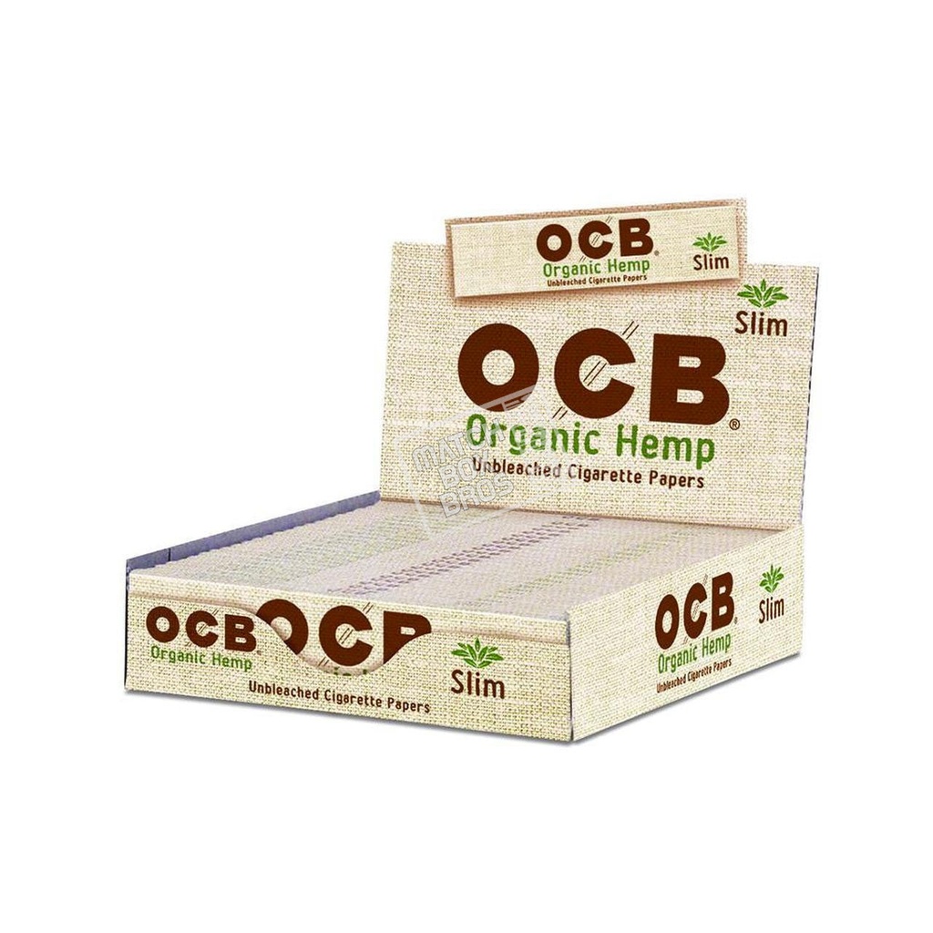 OCB ORGANIC HEMP SLIM KING SIZE PAPER 24CT