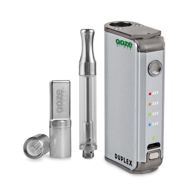 OOZE DUPLEX DUAL EXTRACT VAPORIZER KIT - SILVER