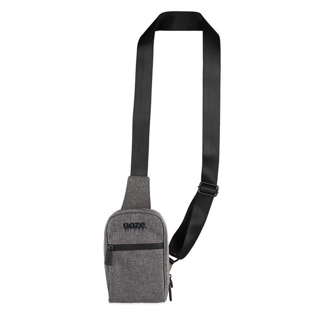 OOZE TRAVELER SMELL PROOF CROSSBODY SMOKE GRAY