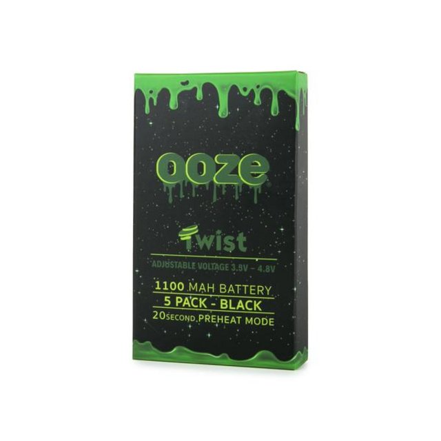 OOZE TWIST 5 PACK 1100MAH BLACK 