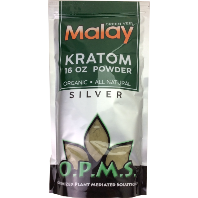 OPMS SILVER GREEN VEIN MALAY 16OZ POWDER