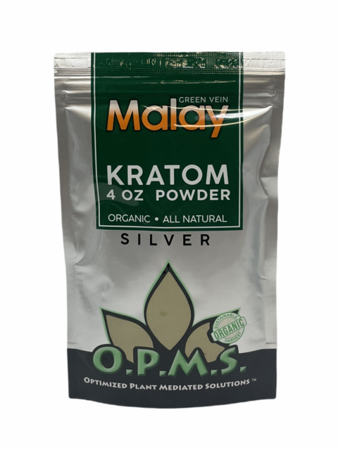 OPMS SILVER GREEN VEIN MALAY 4OZ POWDER