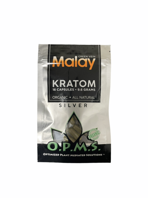 OPMS SILVER GREEN VEIN MALAY 9.6GM 16CT BAG