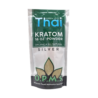 OPMS SILVER GREEN VEIN THAI 16OZ POWDER