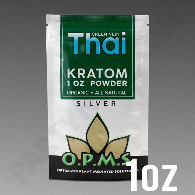 OPMS SILVER GREEN VEIN THAI 1OZ POWDER