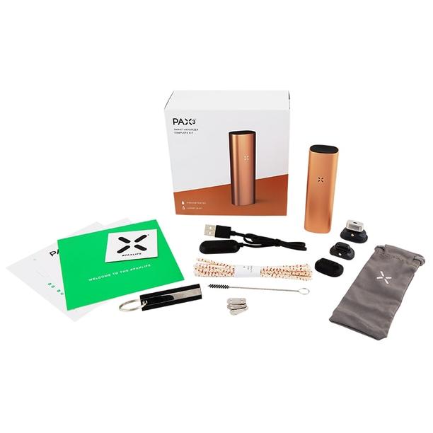 PAX 3 VAPORIZER KIT ROSE GOLD COMPLETE KIT