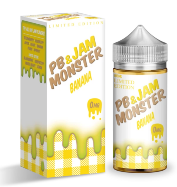 PB & JAM MONSTER 0MG BANANA 100ML