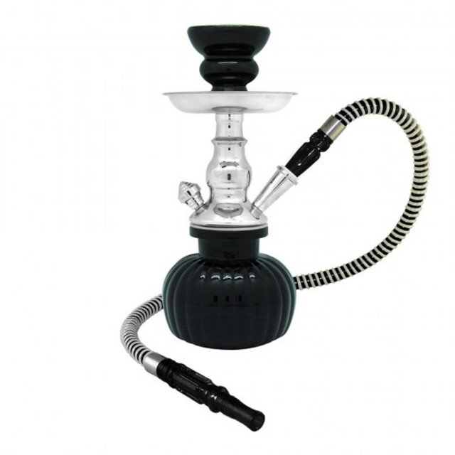 PREMIUM US4014 POSH 1 HOSE HOOKAH BLACK