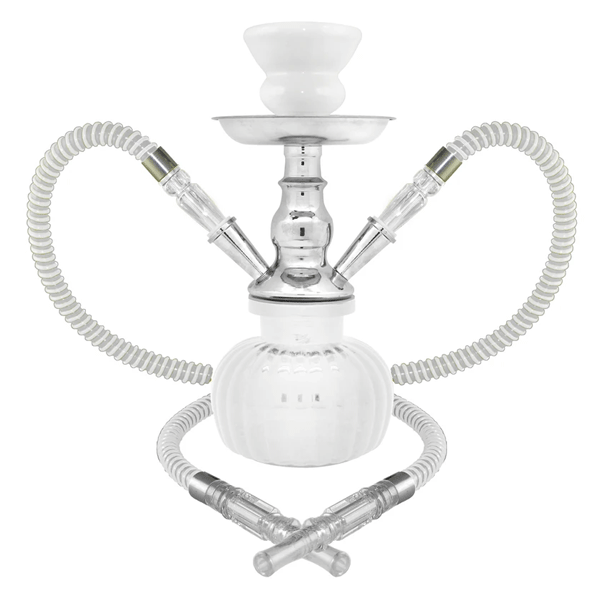 PREMIUM VENETIAN 2 HOSE US4015 HOOKAH WHITE