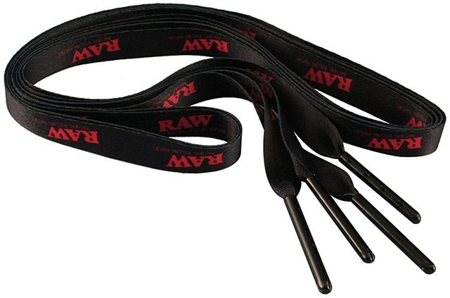 RAW BLACK SHOE LACES