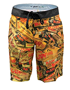 RAW BRAZIL BOARD SHORTS - SIZE 32