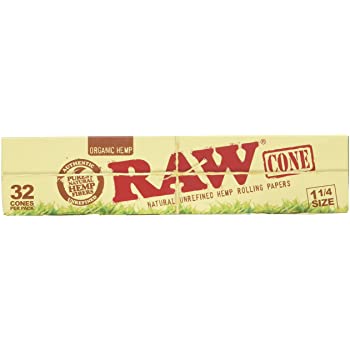 RAW CONE 1.25 ORGANIC HEMP 32CT