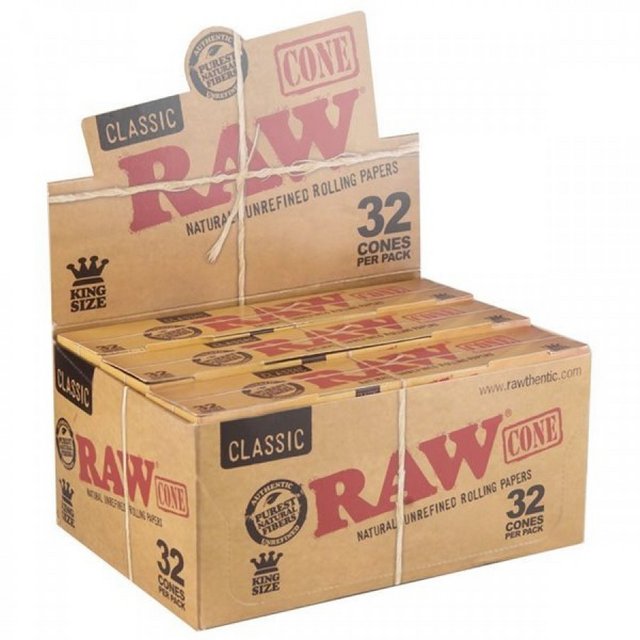 RAW CONE KING SIZE CLASSIC 32CT