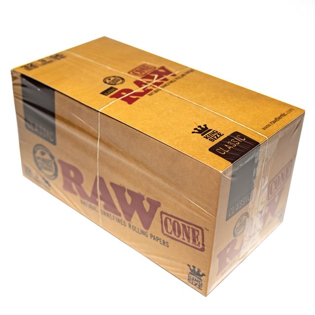 RAW KING SIZE CLASSIC 3CT BOX OF 32