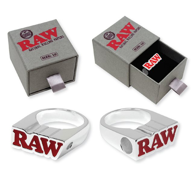 RAW SILVER RING 10