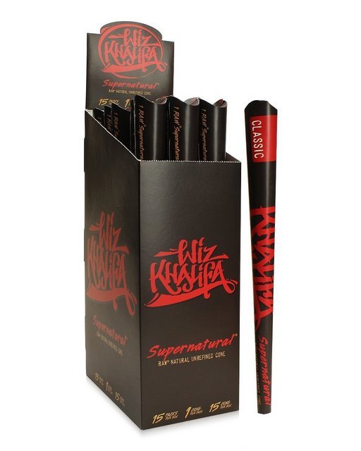 RAW WIZ KHALIFA SUPERNATURAL CONES 15CT BOX OF 15