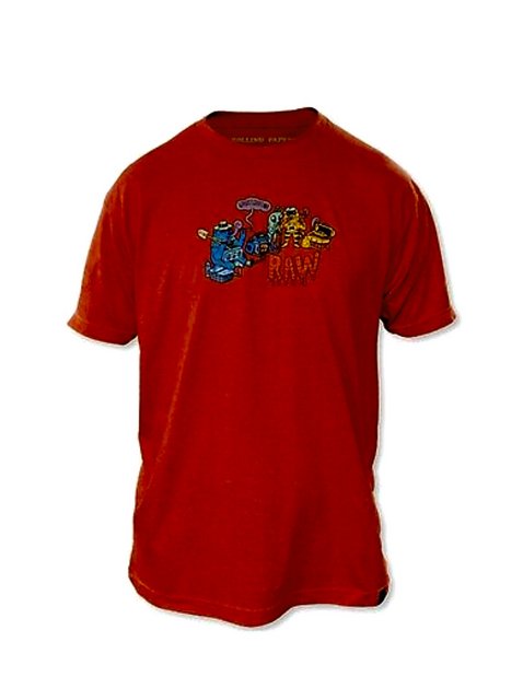 RAW X GHOST SHRIMP RED SHIRT - XXL