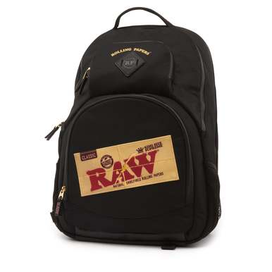 RAW X ROLLING PAPERS BACKPACK BLACK