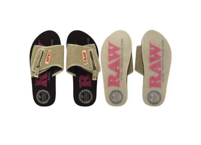 RAW X ROLLING PAPERS POCKET SANDALS SIZE 12