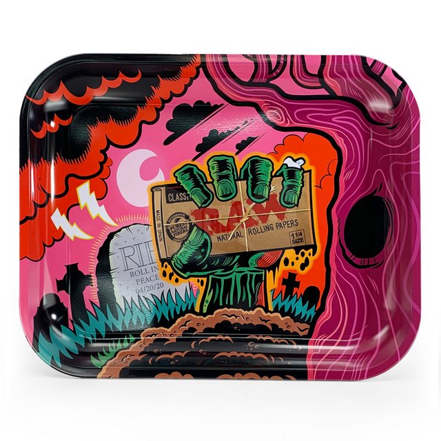 RAW ZOMBIE ROLLING TRAY LARGE