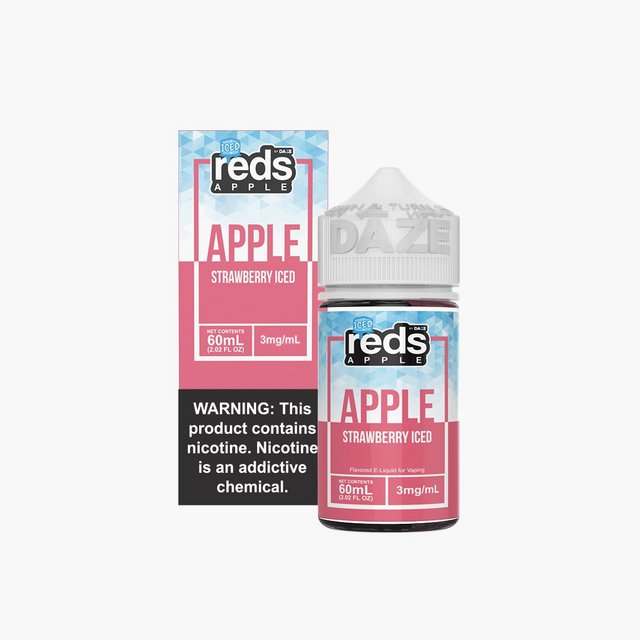 REDS 0MG ICED STRAWBERRY 60ML