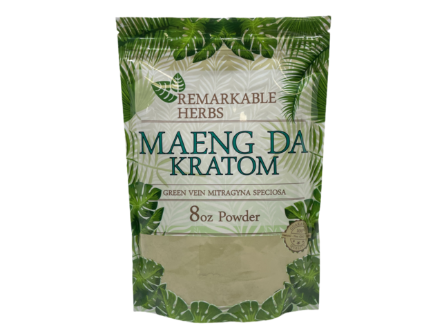 REMARKABLE HERBS GREEN VEIN MAENG DA 8OZ POWDER