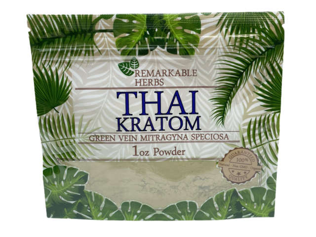 REMARKABLE HERBS GREEN VEIN THAI 1OZ POWDER