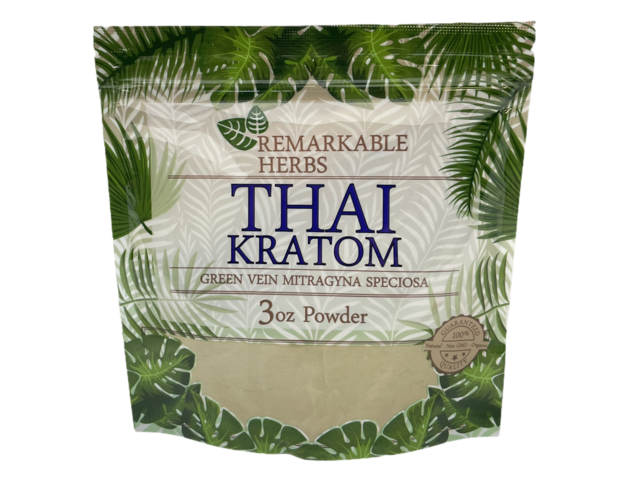 REMARKABLE HERBS GREEN VEIN THAI 3OZ POWDER