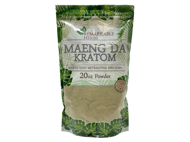 REMARKABLE HERBS WHITE VEIN MAENG DA 20OZ POWDER