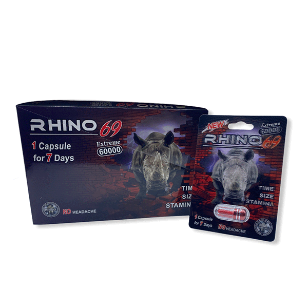 RHINO 69 HQ SUPER LONG LASTING BOX OF 24 300K