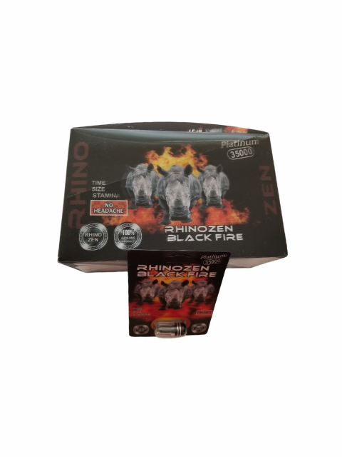 RHINOZEN BLACK FIRE 500K BOX OF 24